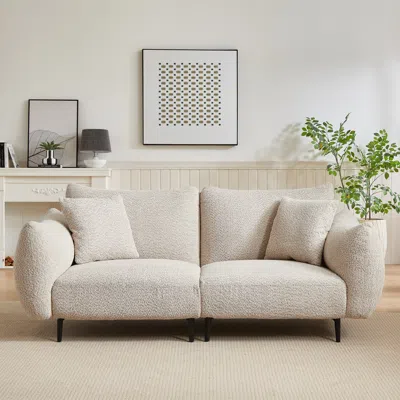 Streamdale Furniture Streamdale Chenille Loveseat Sofa - Grayish Brown