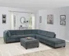 Streamdale Furniture Streamdale Chenille Modular Sectional 6 Piece Set - Modern Living Room