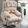 Streamdale Furniture Streamdale Chenille Power Lift Recliner With Massage And Heating