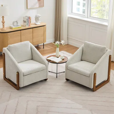 Streamdale Furniture Streamdale Chenille Upholstered Armchair With Cushioned Comfort