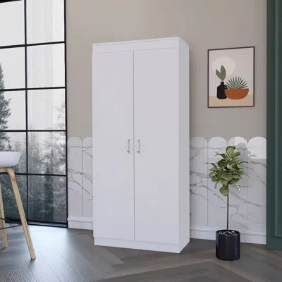 Streamdale Furniture Streamdale Cherry Hill 5-shelf Pantry Cabinet White