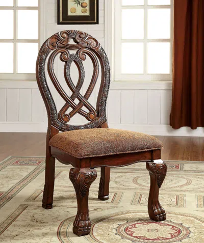 Streamdale Furniture Streamdale Cherry Wood Dining Chairs Set
