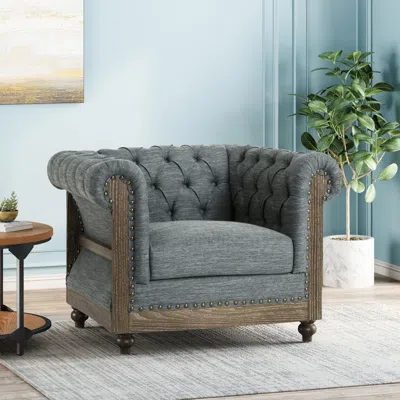 Streamdale Furniture Streamdale Chesterfield Club Chair: Sophistication And Comfort For Your Living Room