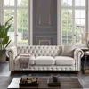 Streamdale Furniture Streamdale Chesterfield Sofa Linen Fabric