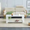 Streamdale Furniture Streamdale Chic And Sturdy Mdf Coffee Table Easy Assembly