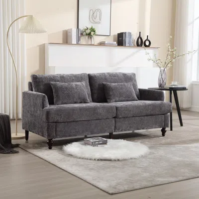 Streamdale Furniture Streamdale Chic Chenille Loveseat Couch
