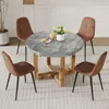 Streamdale Furniture Streamdale Circular Dining Table Set With 4 Chairs