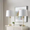 Streamdale Furniture Streamdale Clarity Glass Cylinder Table Lamp Set Of 2