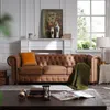 Streamdale Furniture Streamdale Classic Chesterfield Sofa Faux Leather