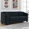 Streamdale Furniture Streamdale Classic Chesterfield Velvet 3-person Sofa With Nailhead Trim
