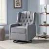 Streamdale Furniture Streamdale Classic Design, Manual Recliner Chair With 360-degree Swivel