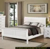 Streamdale Furniture Streamdale Classic Louis Philipe Style White Full Size Bed 1 Piece Traditional