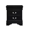 Streamdale Furniture Streamdale Classic Louis Philippe Style Finish 1 Piece Nightstand Of Drawers