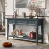 Streamdale Furniture Streamdale Classic Retro Style Console Table With Three Top Drawers And Open