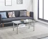 Streamdale Furniture Streamdale Clear Clear Glass Coffee Table