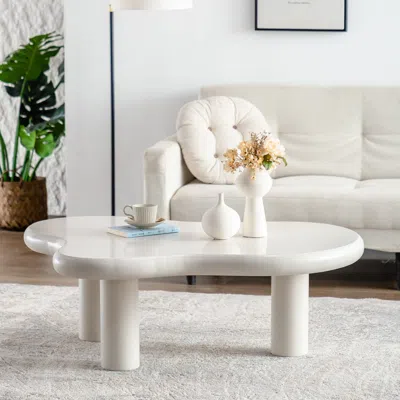 Streamdale Furniture Streamdale Cloud Coffee Table - Modern Living Room Table