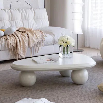 Streamdale Furniture Streamdale Cloud Coffee Table - Modern Wooden Accent Table