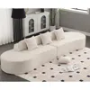 Streamdale Furniture Streamdale Cloud Comfort Curved Modular Sofa With Removable Cushions And Pillows