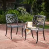 Streamdale Furniture Streamdale Elegant And Durable Cast Aluminum Dining Chairs For Outdoor Spaces