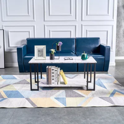 Streamdale Furniture Streamdale Coffee Table In White