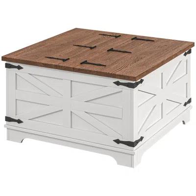 Streamdale Furniture Streamdale Coffee Table With Flip Top Hidden Storage