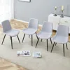 Streamdale Furniture Streamdale Comfortable Linen Chair Set (4)