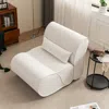 Streamdale Furniture Streamdale Comfortable Velvet Recliner With Waist Pack Padding