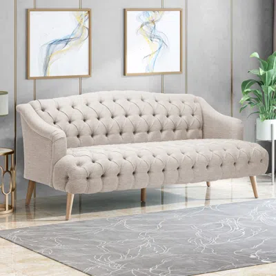Streamdale Furniture Streamdale Comfy 3-seat Sofa With Wooden Legs