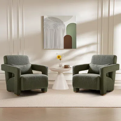 Streamdale Furniture Streamdale Comfy 3-seat Sofa With Wooden Legs, Retro Style For Living Room And Study