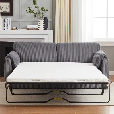 Streamdale Furniture Streamdale Comfy Sleeper Sofa Bed - Pull Out Futon Couch For Living Room