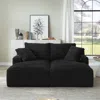 Streamdale Furniture Streamdale Compressible Double Chaise Lounge Sleeper Loveseat