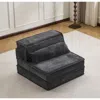 Streamdale Furniture Streamdale Compression Sofa, Convertible Floor Sofa Bed, Modular Sectional Sofa, Dark Grey