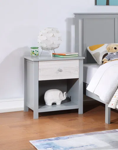 Streamdale Furniture Streamdale Connelly Nightstand Gray/rockport Gray