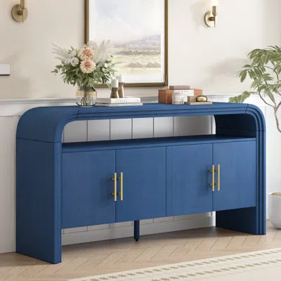 Streamdale Furniture Streamdale Console Table Treated Fir Veneer For Foyers, Hallways, And More