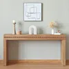 Streamdale Furniture Streamdale Console Table With Wood Bead Decoration
