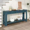 Streamdale Furniture Streamdale Console Table/sofa Table With Storage Drawers And Bottom Shelf
