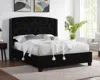 Streamdale Furniture Streamdale Contemporary Black Demiwings Eva Bed