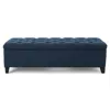 Streamdale Furniture Streamdale Contemporary Button Tufted Storage Ottoman With Refined Style
