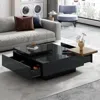 Streamdale Furniture Streamdale Contemporary Coffee Table With Movable Squares And Hidden Drawers