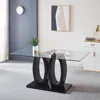 Streamdale Furniture Streamdale Contemporary Double Pedestal Dining Table