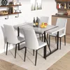 Streamdale Furniture Streamdale Contemporary Industrial Dining Table For 4 With Modern Design