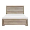 Streamdale Furniture Streamdale Contemporary Natural Finish 1 Piece Full Size Bed Premium Melamine