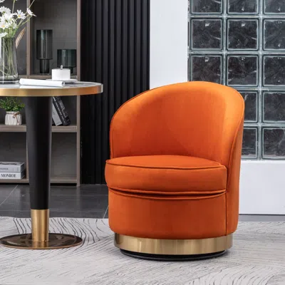 Streamdale Furniture Streamdale Contemporary Velvet Swivel Chair