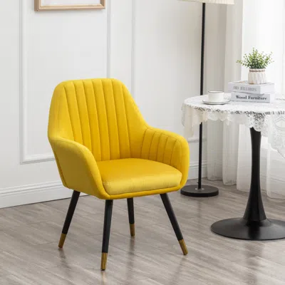 Streamdale Furniture Streamdale Contemporary Velvet Upholstered Accent Chair In Green