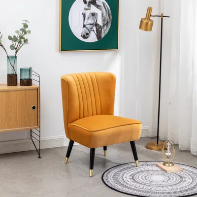 Streamdale Furniture Streamdale Contemporary Velvet Upholstered Accent Chair