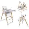 Streamdale Furniture Streamdale Convertible Baby High Chair To Rocker With 5-point Harness (white)