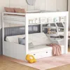 Streamdale Furniture Streamdale Convertible Bunk Bed With Storage