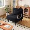 Streamdale Furniture Streamdale Convertible Chair Bed With Adjustable Backrest & Pillow