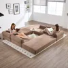 Streamdale Furniture Streamdale Convertible Folding Sofa Bed With Pillow Back Handrail, Cloud Corduroy Mattress Sofa