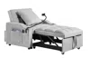 Streamdale Furniture Streamdale Convertible Sleeper Chair Sofa Bed Adjustable Pull Out Sleeper Chair Bed Multi-pockets Fo